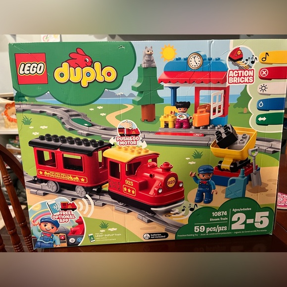 Train Duplo Lego Vehicles LEGO DUPLO: Steam Train (10874) 100